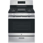 30 In. 5.0 Cu. Ft. Freestanding Gas Range in Stainless Steel with Griddle