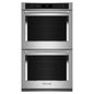 30 In. Double Electric Wall Oven with Convection Self-Cleaning in Stainless Steel