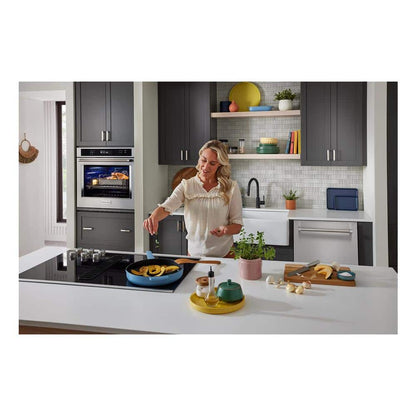 30 In. Single Electric Wall Oven with Convection Self-Cleaning in Stainless Steel