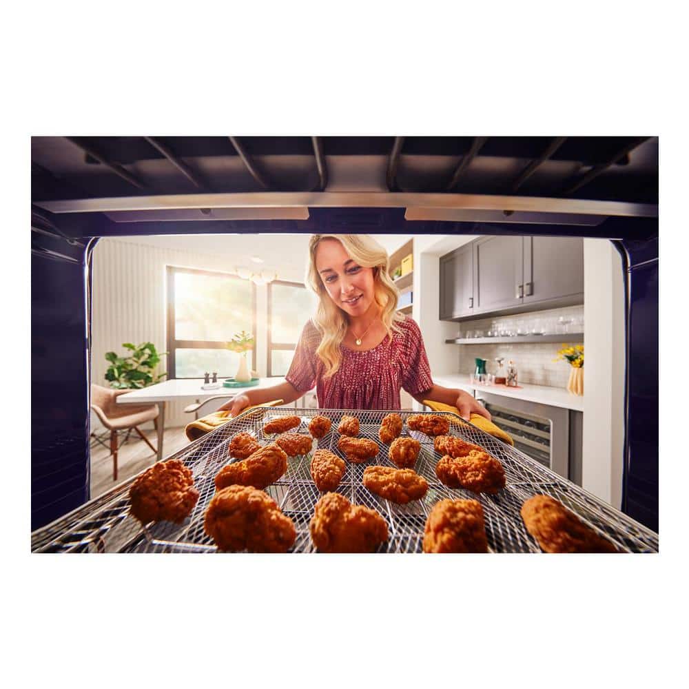 30 In. Single Electric Wall Oven with Convection Self-Cleaning in Stainless Steel