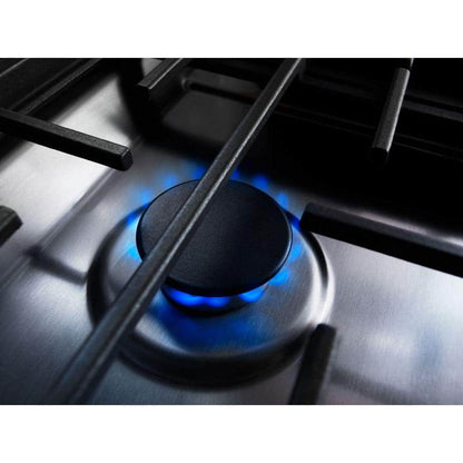 6.4 Cu. Ft. Downdraft Slide-In Dual Fuel Range with Self-Cleaning Convection Oven in Stainless Steel
