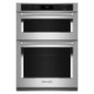 30 In. Electric Wall Oven and Microwave Combo in Stainless Steel with Air Fry Mode