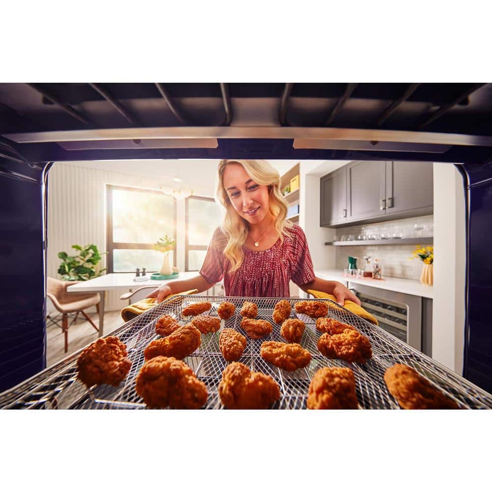 30 In. Electric Wall Oven and Microwave Combo in Stainless Steel with Air Fry Mode