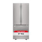 30 In. W 22 Cu. Ft. French Door Refrigerator with Ice Maker in Stainless Steel
