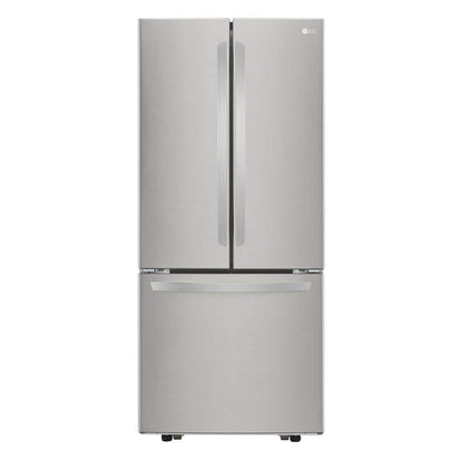 30 In. W 22 Cu. Ft. French Door Refrigerator with Ice Maker in Stainless Steel