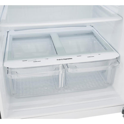 24 Cu. Ft. Top Mount Freezer Refrigerator with Multi-Flow Air System in Stainless Steel, Garage Ready
