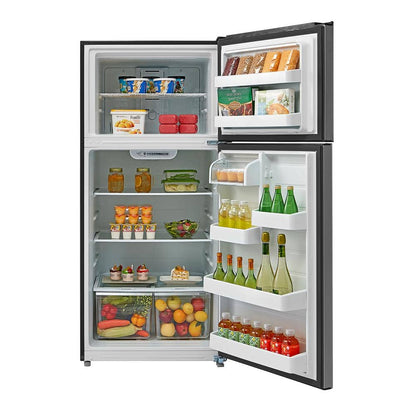 18 Cu. Ft. Top Freezer Refrigerator in Stainless Steel Look