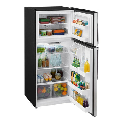 18 Cu. Ft. Top Freezer Refrigerator in Stainless Steel Look