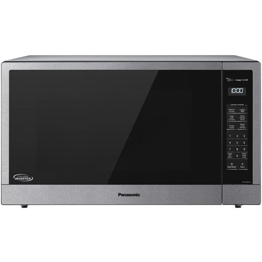 2.2 Cu. Ft. Countertop Microwave in Stainless Steel Built-In with Cyclonic Wave Inverter Technology and Sensor Cook