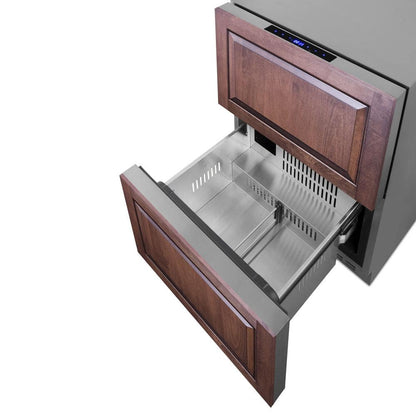 3.9 Cu. Ft. Drawer Refrigerator with Freezer in Stainless Steel