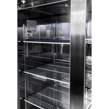 54 In. W 47 Cu. Ft. Commercial Freezerless Refrigerator in Stainless Steel