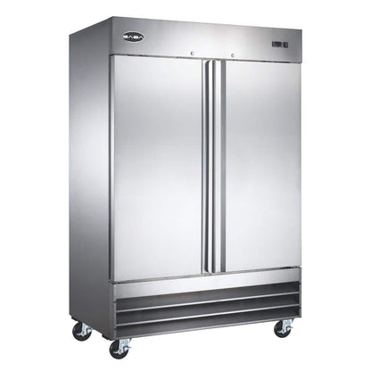 54 In. W 47 Cu. Ft. Commercial Freezerless Refrigerator in Stainless Steel