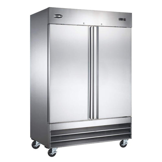 54 In. W 47 Cu. Ft. Commercial Freezerless Refrigerator in Stainless Steel
