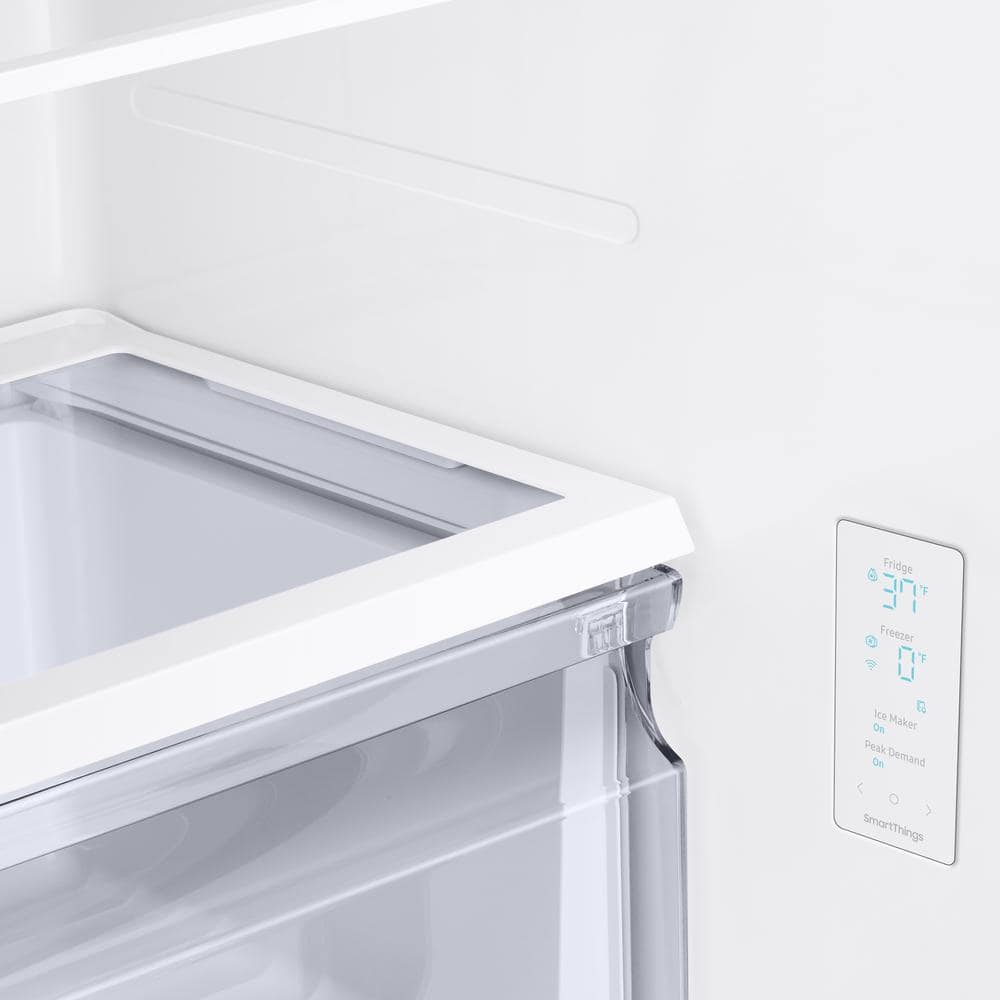 17.5 Cu. Ft. 3-Door French Door Smart Refrigerator in Stainless Steel, Counter Depth