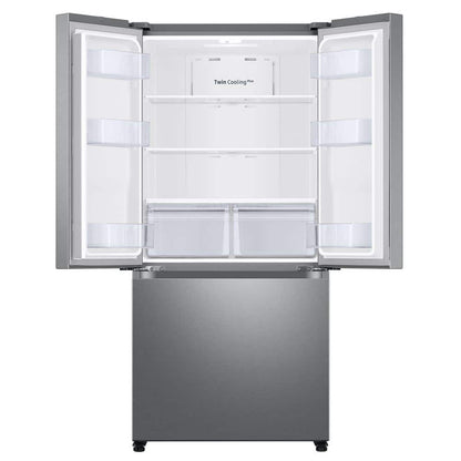 17.5 Cu. Ft. 3-Door French Door Smart Refrigerator in Stainless Steel, Counter Depth