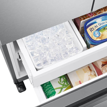 17.5 Cu. Ft. 3-Door French Door Smart Refrigerator in Stainless Steel, Counter Depth