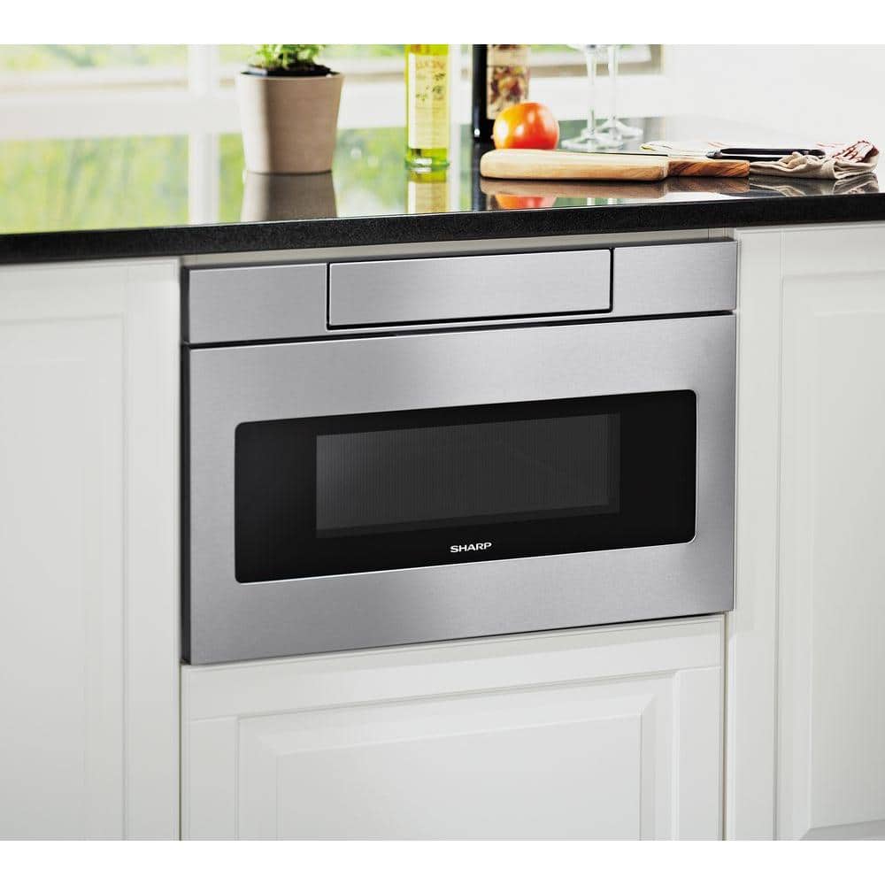 1.2 Cu. Ft. 24 In. Microwave Drawer with Concealed Controls, Built-In Stainless Steel with Sensor Cooking