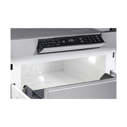 1.2 Cu. Ft. 24 In. Microwave Drawer with Concealed Controls, Built-In Stainless Steel with Sensor Cooking