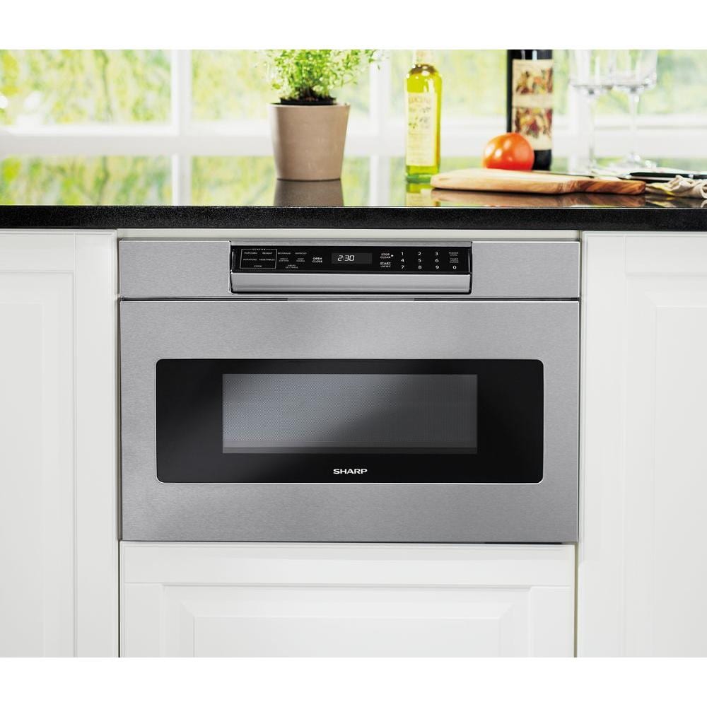 1.2 Cu. Ft. 24 In. Microwave Drawer with Concealed Controls, Built-In Stainless Steel with Sensor Cooking