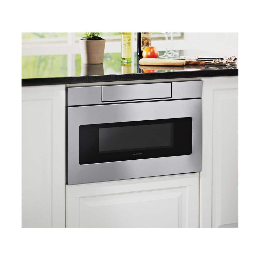 1.2 Cu. Ft. 24 In. Microwave Drawer with Concealed Controls, Built-In Stainless Steel with Sensor Cooking