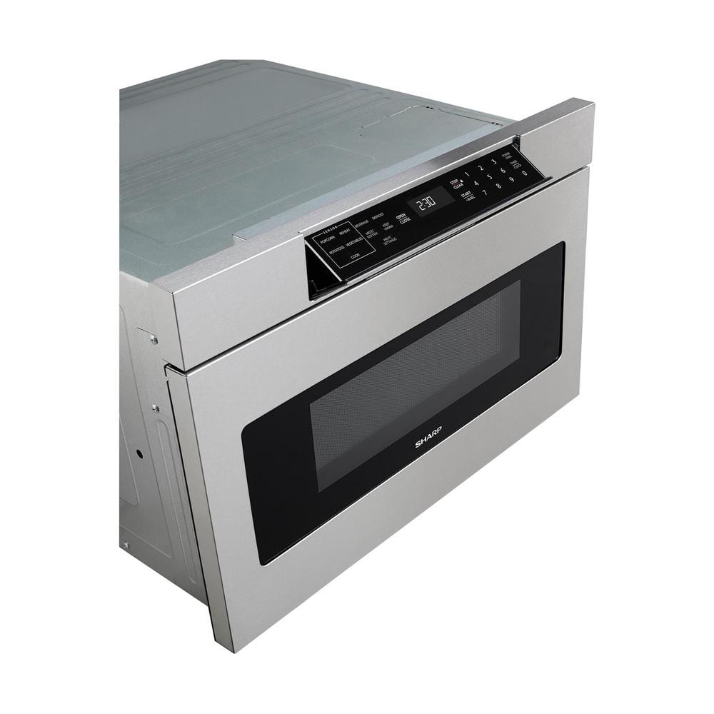 1.2 Cu. Ft. 24 In. Microwave Drawer with Concealed Controls, Built-In Stainless Steel with Sensor Cooking