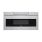 30 In. W 1.2 Cu. Ft. Built-In Microwave Drawer with Easy Touch Control in Real Stainless
