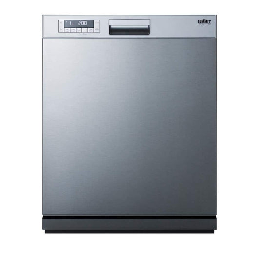 24 In. Front Control Dishwasher in Stainless Steel, ADA Compliant