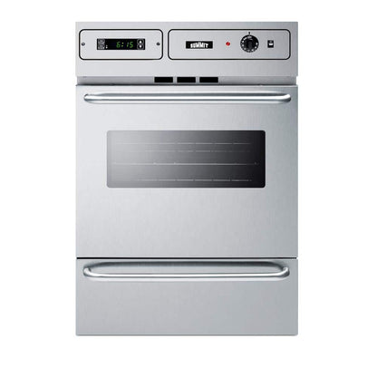 24 In. Single Gas Wall Oven in Stainless Steel