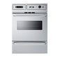 24 In. Single Gas Wall Oven in Stainless Steel