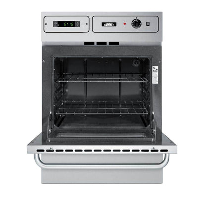 24 In. Single Gas Wall Oven in Stainless Steel