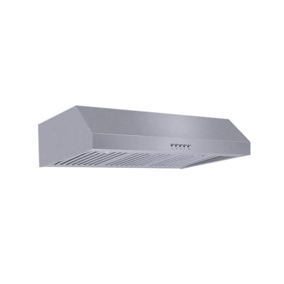 Sarela 30 In. W X 7 In. H 500CFM Convertible under Cabinet Range Hood in Stainless Steel with LED Lights and Filter