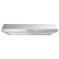 Caprelo 30 In. 320 CFM Convertible under Cabinet Range Hood in Stainless Steel with LED Lighting and Charcoal Filter