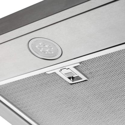 Caprelo 30 In. 320 CFM Convertible under Cabinet Range Hood in Stainless Steel with LED Lighting and Charcoal Filter
