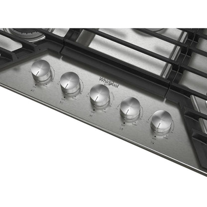 30 In. 5-Burners Recessed Gas Cooktop in Stainless Steel with Speedheat Burner