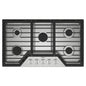 30 In. 5-Burners Recessed Gas Cooktop in Stainless Steel with Speedheat Burner