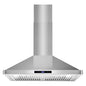 30 In. Vista Collection 380 CFM Ducted Wall Mount Range Hood, Touch Controls, LED Lights, Stainless Steel