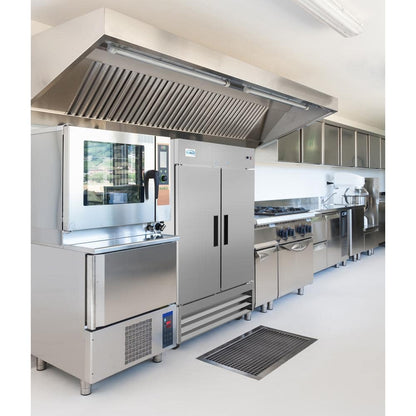 47 Cu. Ft. Commercial Double Door Reach in Upright Freezer in Stainless Steel