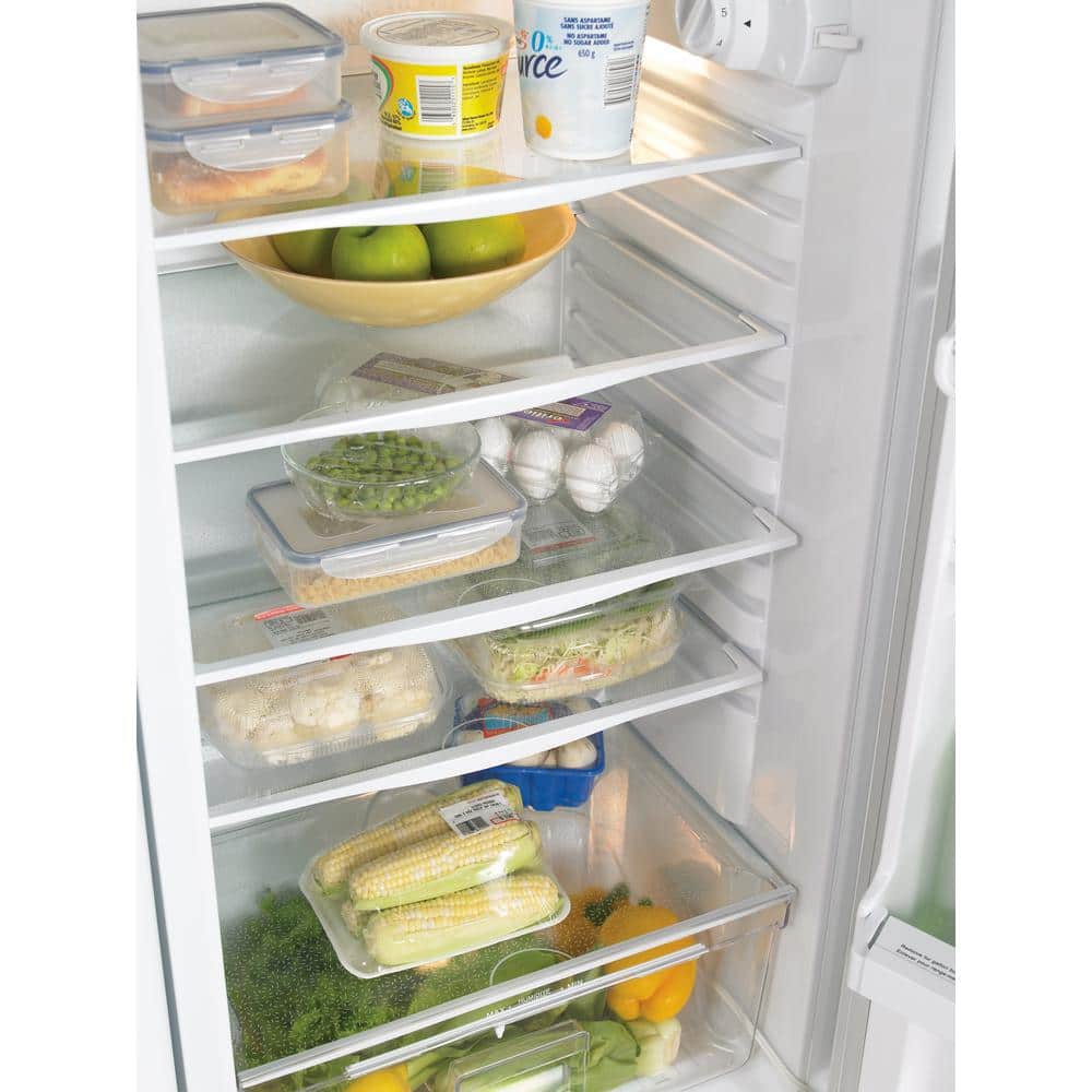 Designer 24 In. W 11.0 Cu. Ft. Freezerless Refrigerator in White, Counter Depth