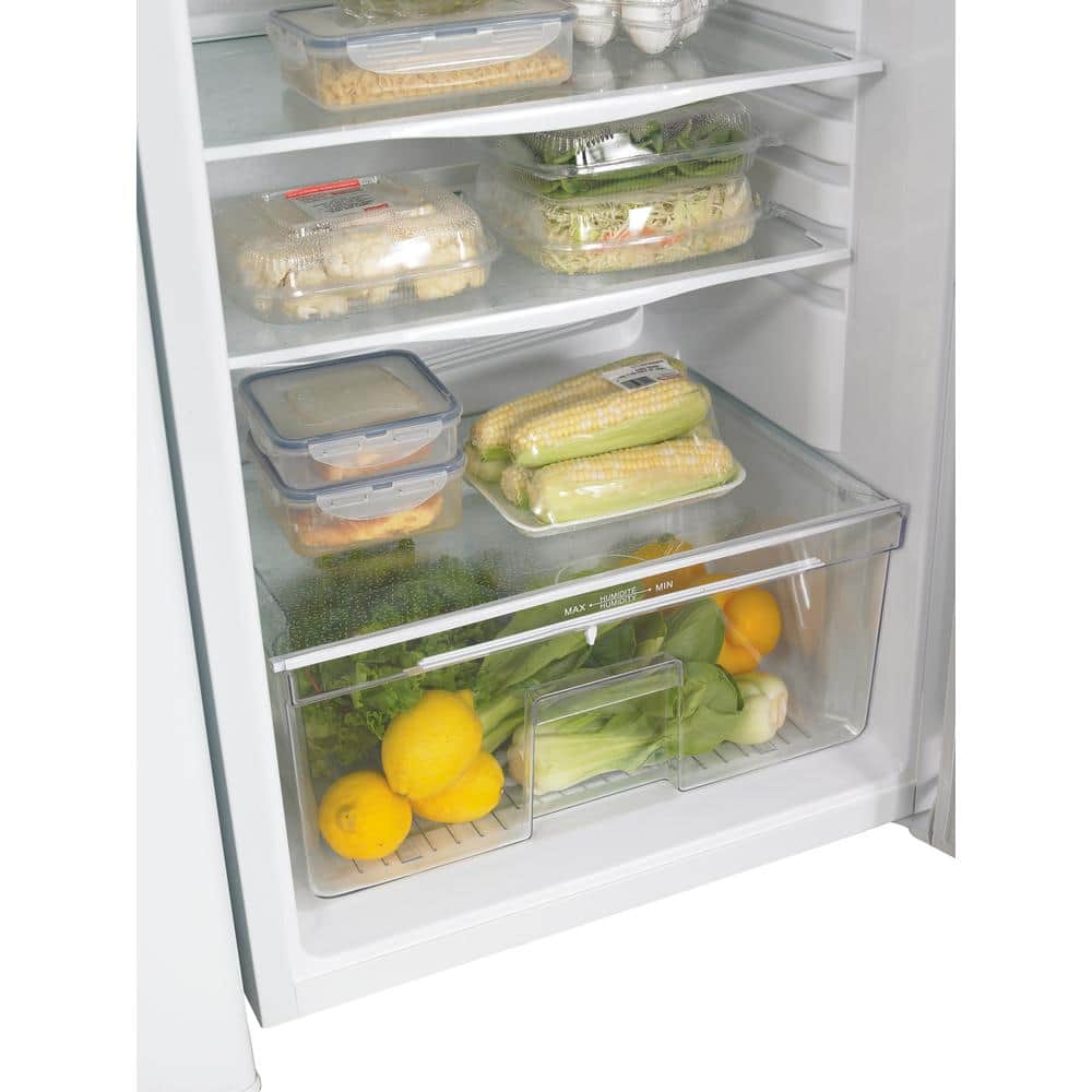 Designer 24 In. W 11.0 Cu. Ft. Freezerless Refrigerator in White, Counter Depth
