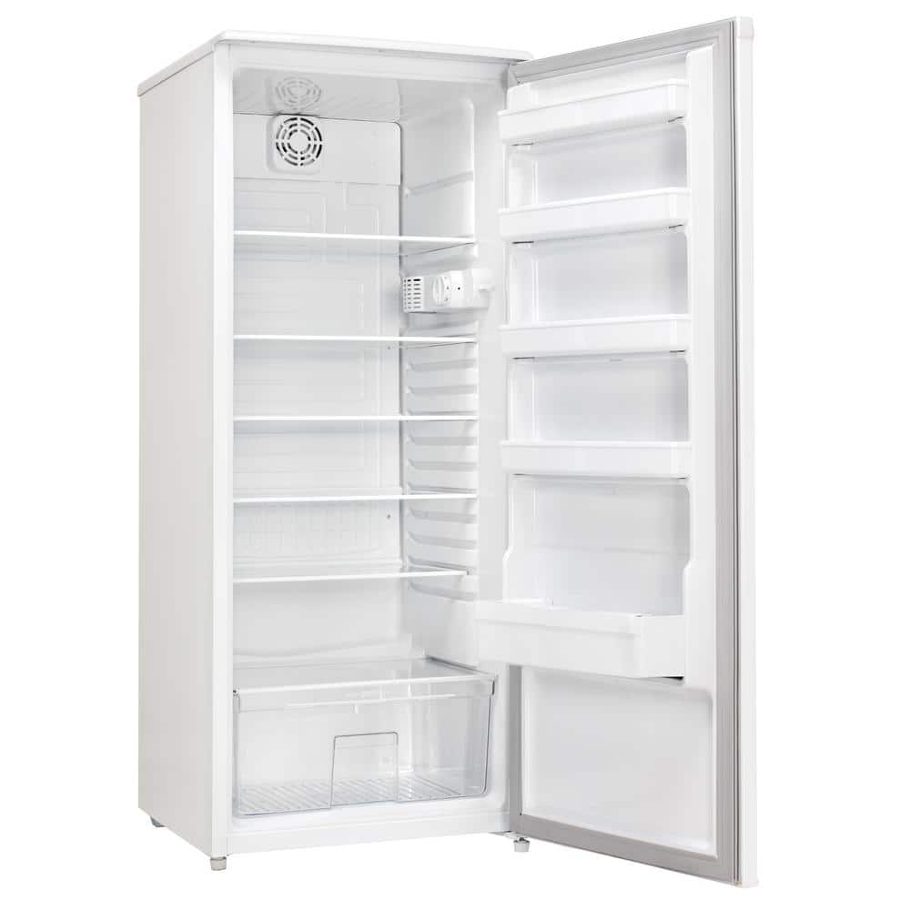 Designer 24 In. W 11.0 Cu. Ft. Freezerless Refrigerator in White, Counter Depth