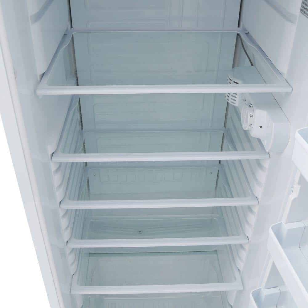 Designer 24 In. W 11.0 Cu. Ft. Freezerless Refrigerator in White, Counter Depth