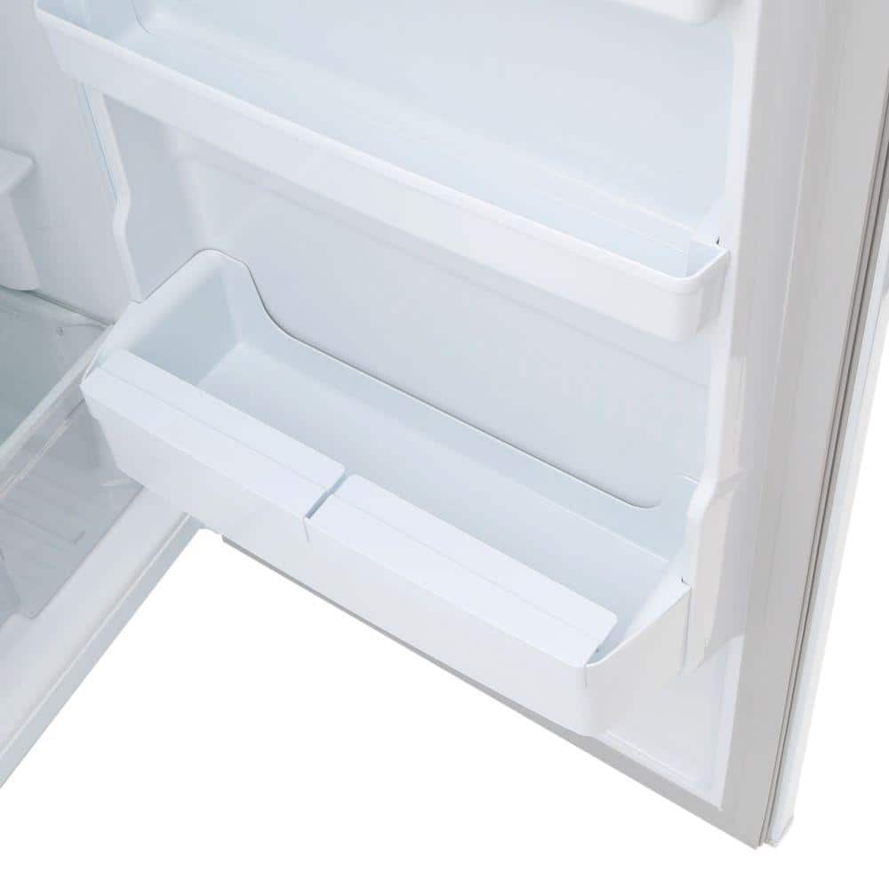 Designer 24 In. W 11.0 Cu. Ft. Freezerless Refrigerator in White, Counter Depth