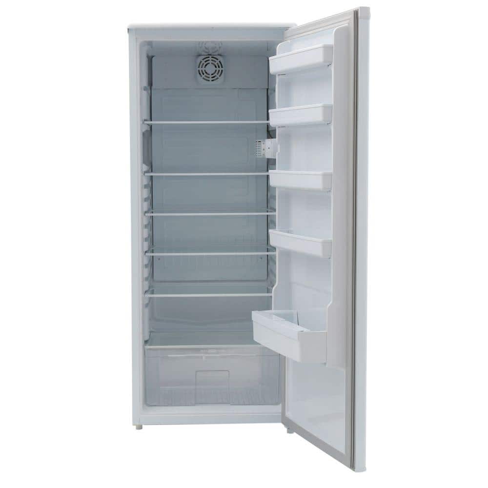 Designer 24 In. W 11.0 Cu. Ft. Freezerless Refrigerator in White, Counter Depth