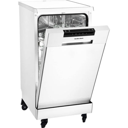 18.0 In. Portable Dishwasher in White with 3 Cycles