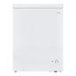 5.0 Cu. Ft. Manual Defrost Chest Freezer with LED Light in White Garage Ready